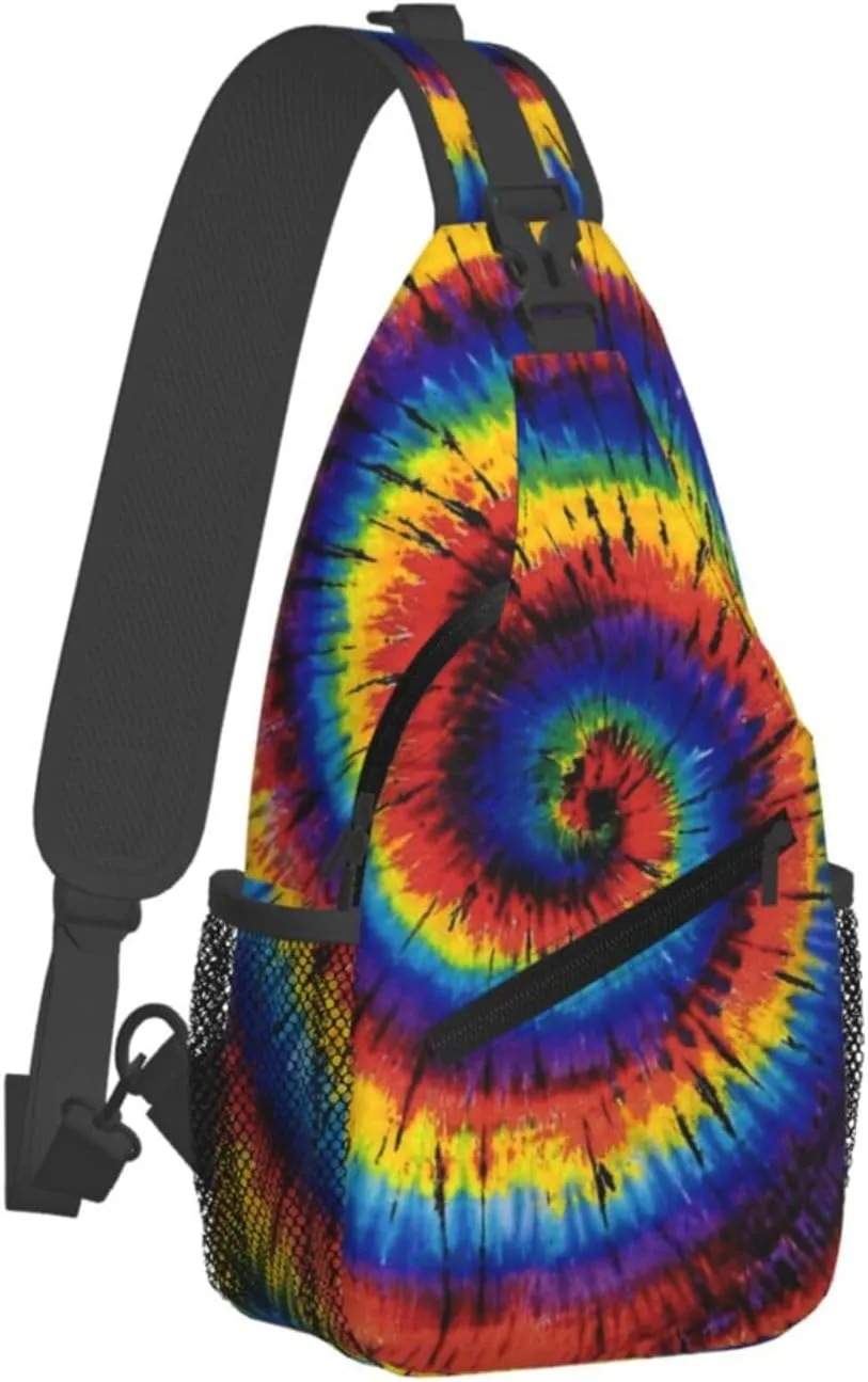 Blue Flame Chest Bags Crossbody Sling Bag Shoulder Bag Travel Hiking Daypack For Men Women