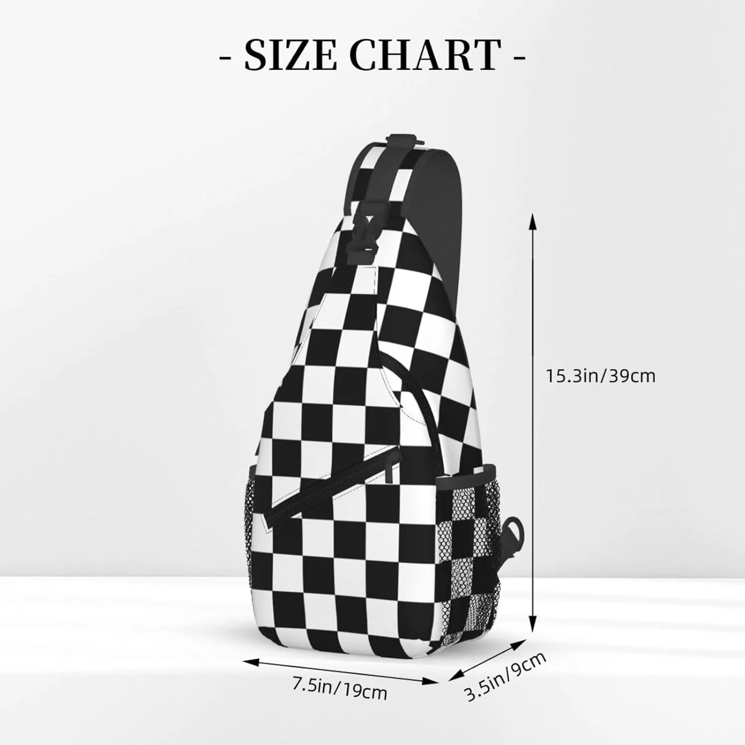 Boho Mandala Abstract Flower Sling Bag Adjustable Crossbody Bag Casual Chest Bags Travel Shoulder Backpack