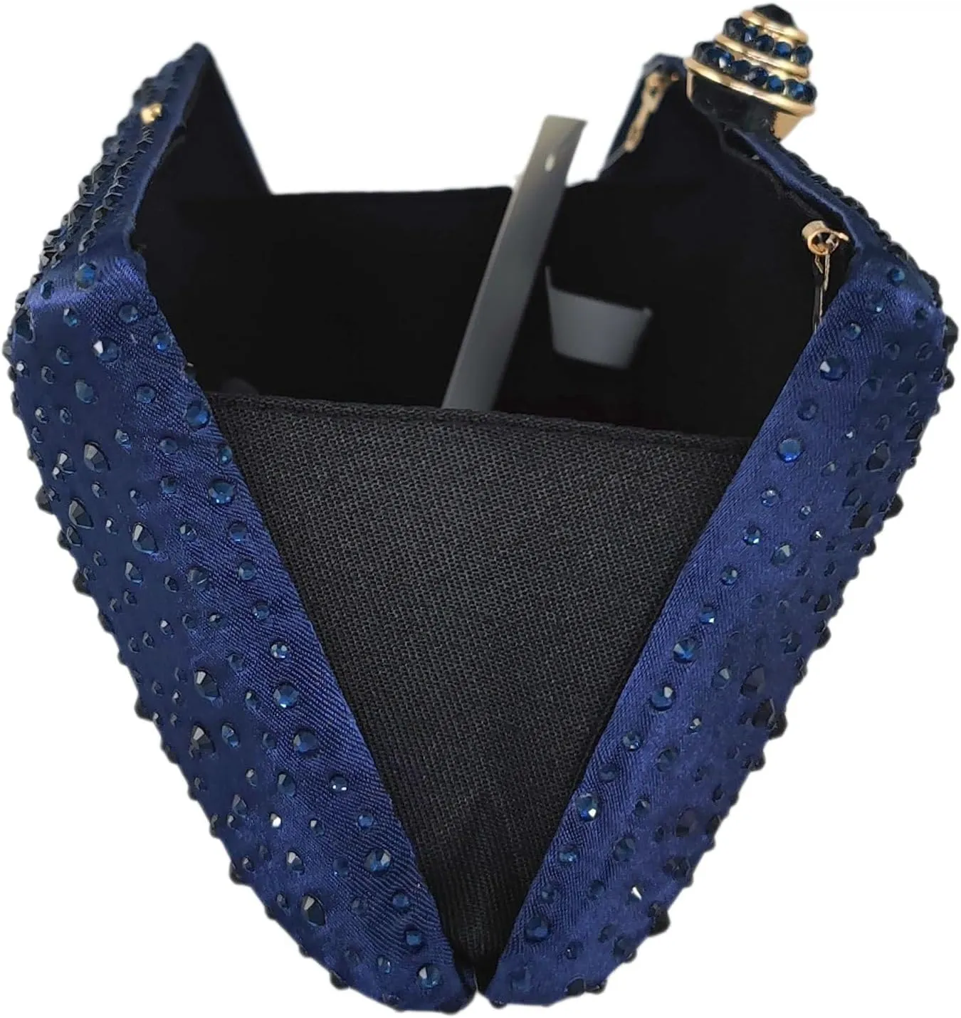 Boutique De FGG Crystal Clutch Purse for Women Formal Evening Bags Party Rhinestone Clutch Bag Wedding Prom Handbags,Mini