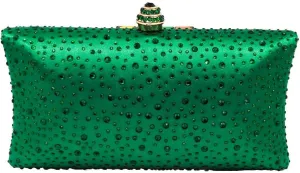 Boutique De FGG Crystal Clutch Purse for Women Formal Evening Bags Party Rhinestone Clutch Bag Wedding Prom Handbags,Mini