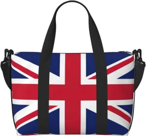 British flag Duffel Bags for Traveling, Lightweight Personal Item Travel Bags for Women, Gym Bags for Men