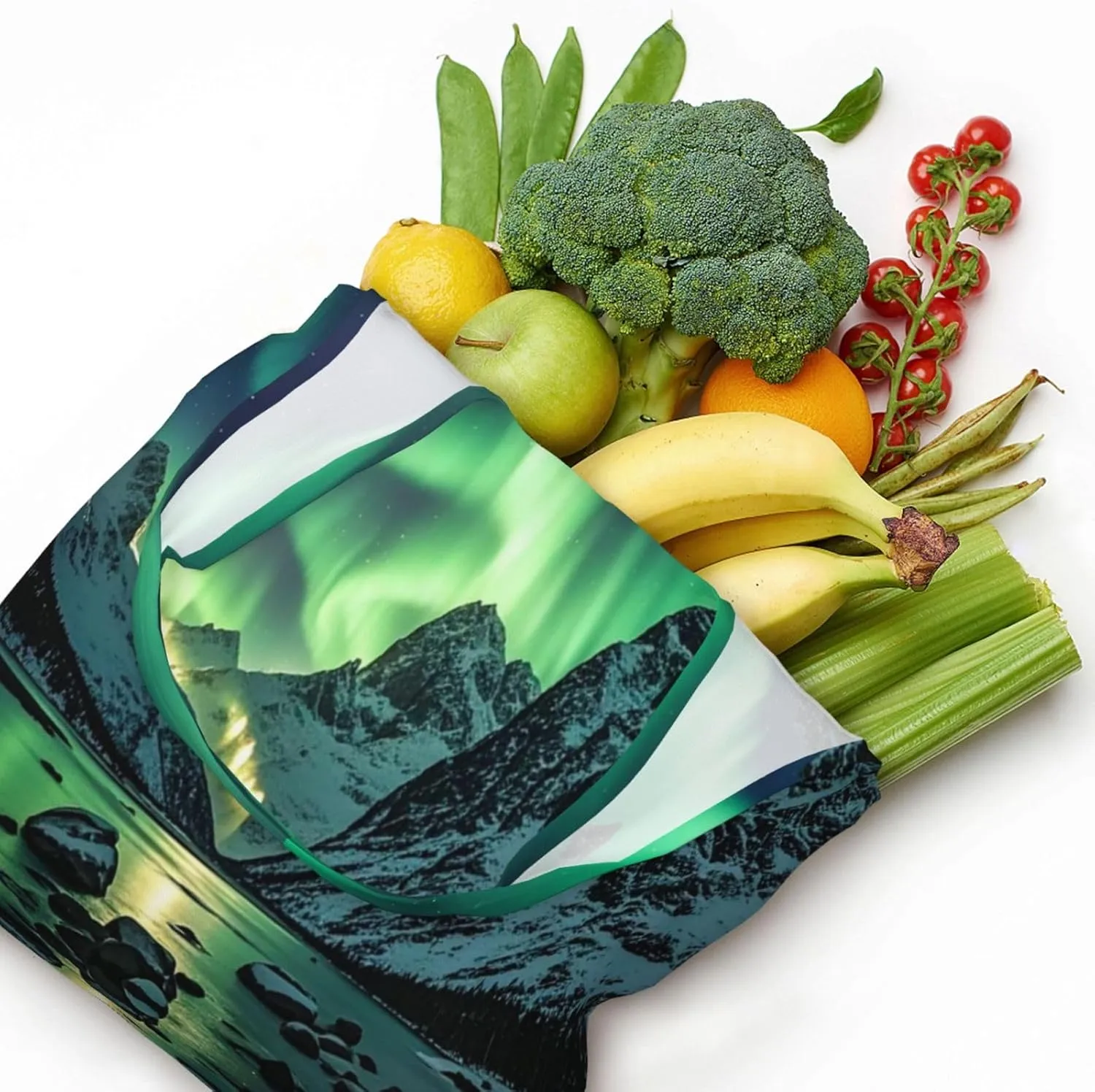 Canvas Tote Bag Lightweight Reusable Grocery Shopping Bag Pitbull Dogs Handbag for Women Men