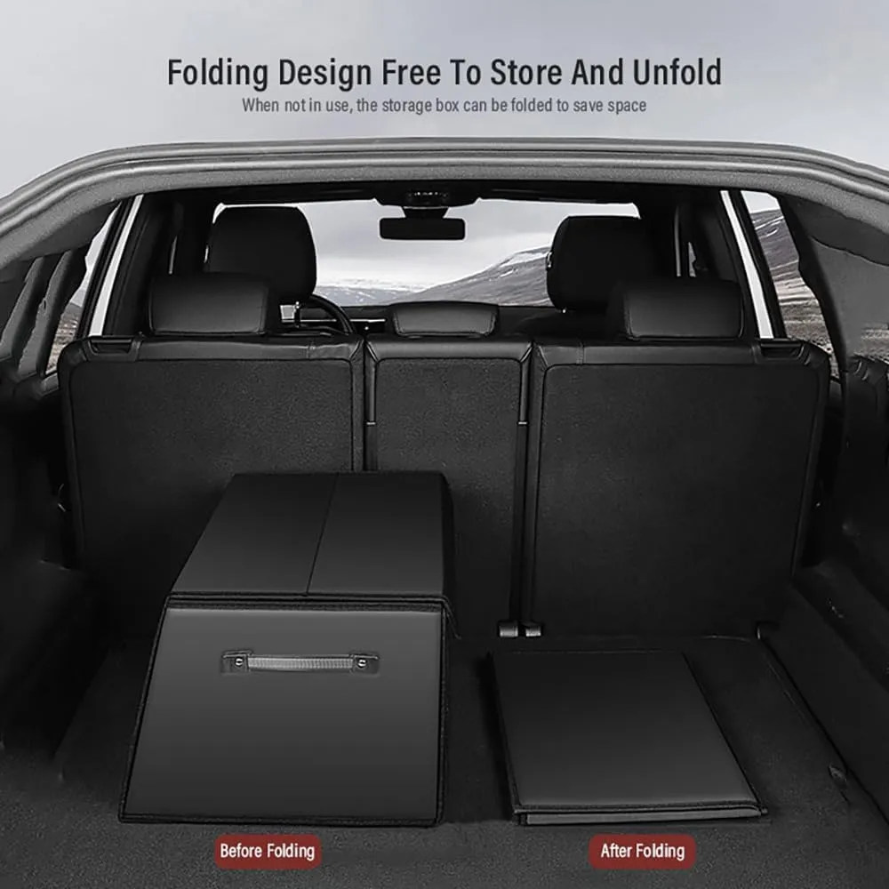 Car Boot Bags for Mitsubishi Outlander/Lancer Evolution 10 X, Wear-Resistant Car Trunk Organizer Organizer Box Car Accessories,A-Large