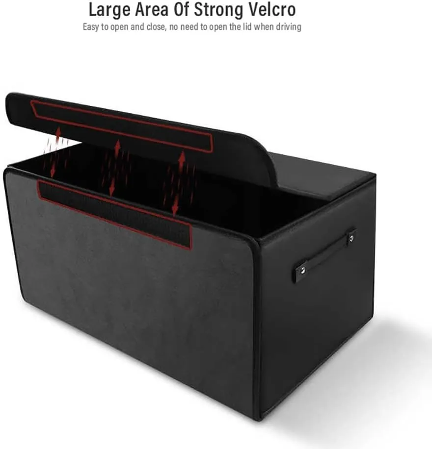 Car Boot Bags for Mitsubishi Outlander/Lancer Evolution 10 X, Wear-Resistant Car Trunk Organizer Organizer Box Car Accessories,A-Large