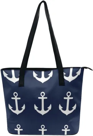 Casual Unsiex Tote Bag, Men and Women Lightweight Handbag with Compartment for Business, Travel