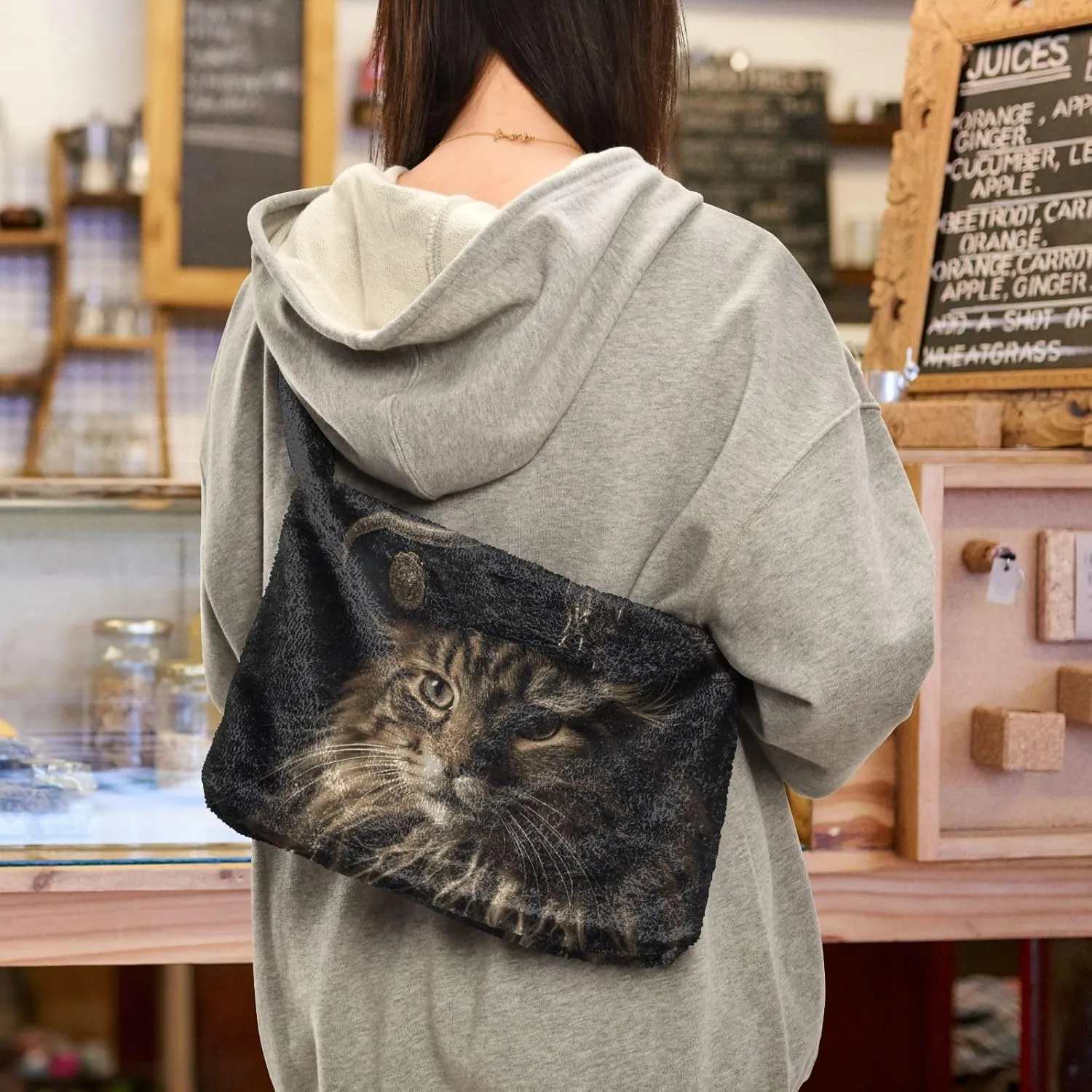 Cat Pirate Women Handbags Shoulder Bags, Book Totes for Women, Autumn Handbags
