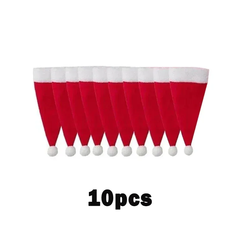 Christmas Hat Tableware Holder Bags for Festive Decor