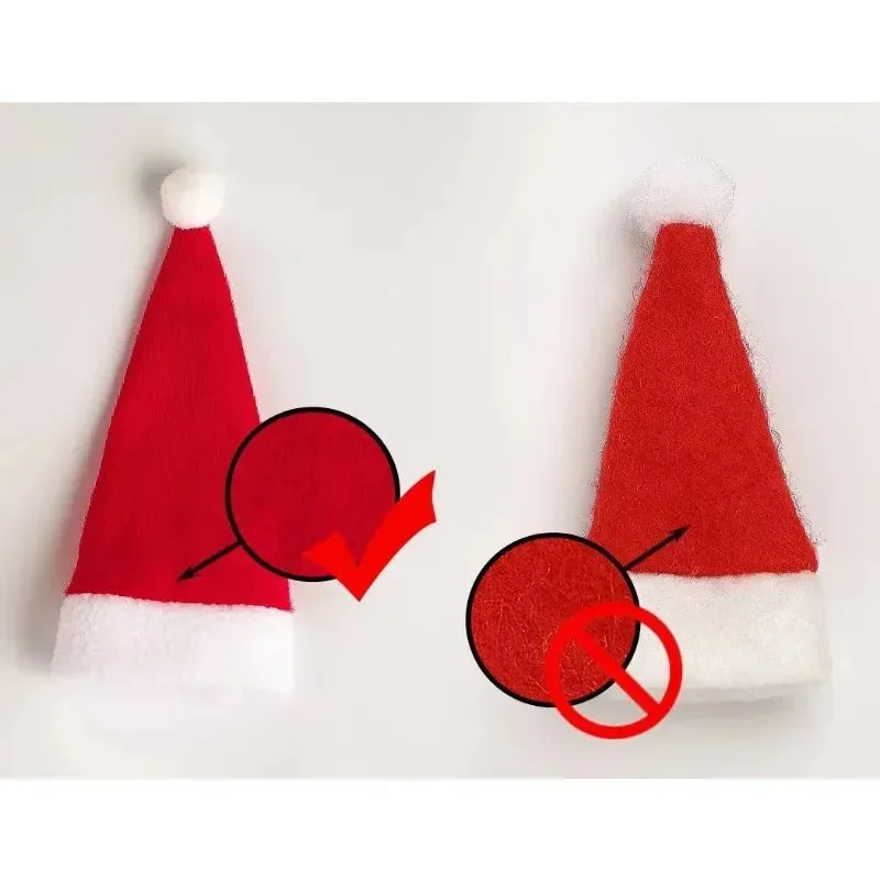Christmas Hat Tableware Holder Bags for Festive Decor