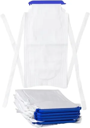 Comfortable Reusable Medical Large Ice Bags, Refillable Ice Packs with 4 Adjustable Ties for Cold Therapy, Muscle Pain Relief and Ankle, Knee, Neck, Shoulder Injuries (12 Pack)