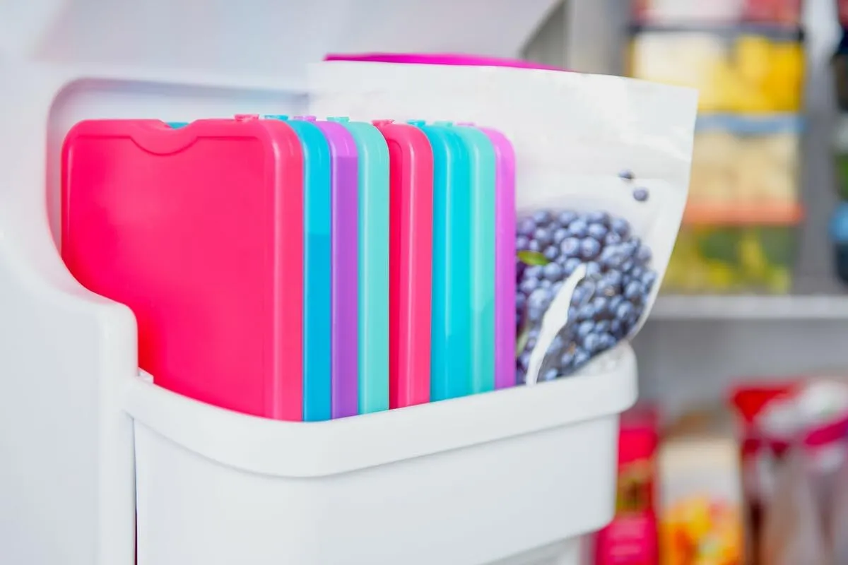 Cool Coolers by Fit   Fresh Slim Compact Reusable XL Ice Pack, Perfect for Lunch Boxes, Coolers, and Beach Bags