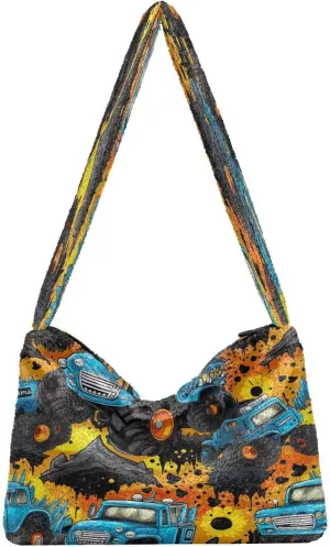 Cosmic Sky with Various Stars and Nebulas Plush Bag, Shoulder Hand Bag, Shoulder Handbags for Women