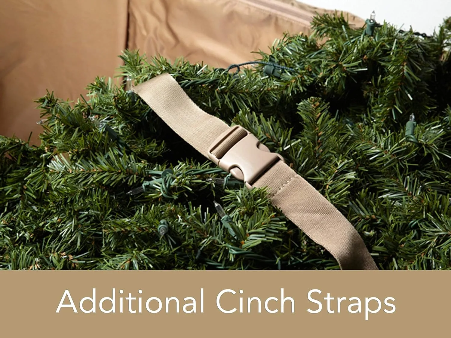 Covermates Keepsakes Christmas Tree Cinch Bag - Superior Protection, Cinch Straps, Fits Up to 9 to 11-Foot Tree - Holiday Storage, Green