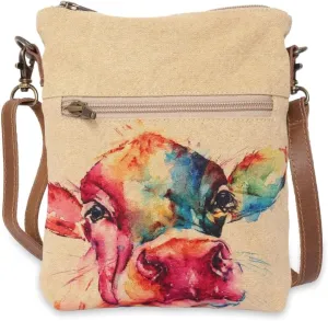 Cow - Wristlet Wallets for Women, Crossbody Sling Bags, Crossbody Purse, Tote Bag, Book Bag, Cell Phone Purse