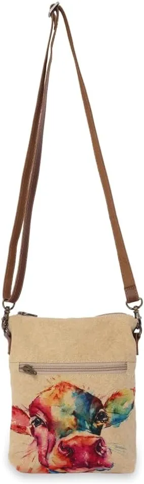 Cow - Wristlet Wallets for Women, Crossbody Sling Bags, Crossbody Purse, Tote Bag, Book Bag, Cell Phone Purse