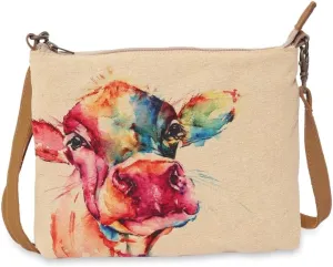 Cow - Wristlet Wallets for Women, Crossbody Sling Bags, Crossbody Purse, Tote Bag, Book Bag, Cell Phone Purse