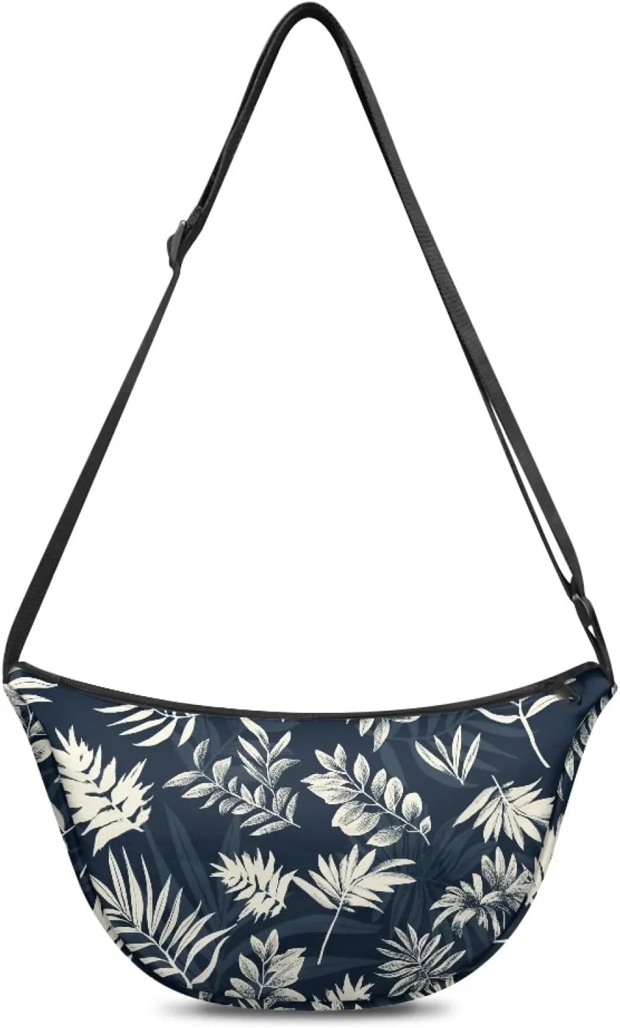 Crescent Shoulder Bags with Inside Pockets for Ladies Men Daily Use