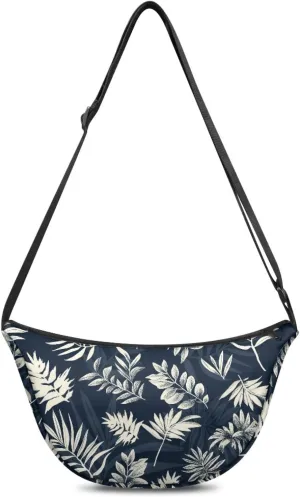 Crescent Shoulder Bags with Inside Pockets for Ladies Men Daily Use