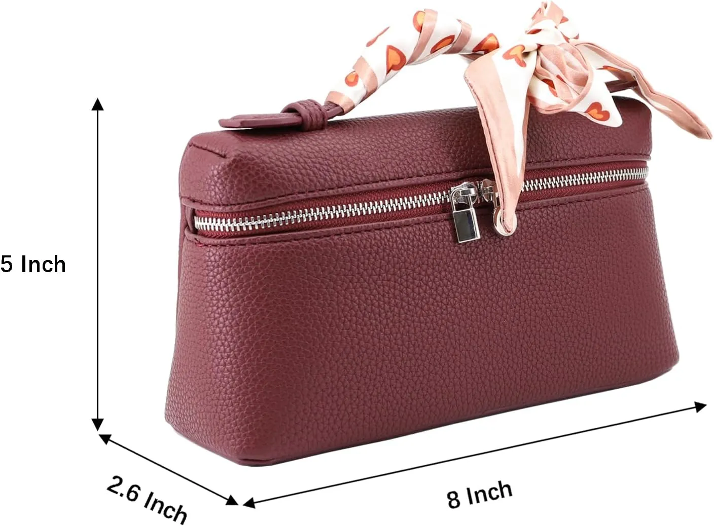 Crossbody Bag for Women Top-Handle Pouch Bag Designer Shoulder Leather Handbag Trendy Purse