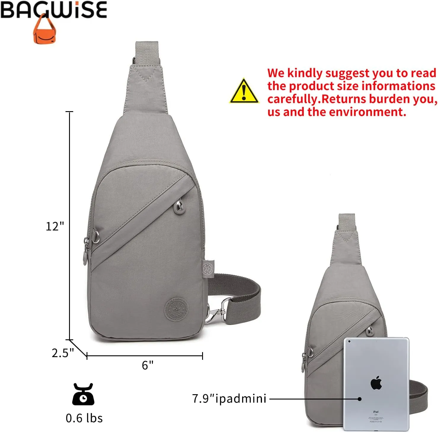 Crossbody Bags for Women, Crossbody Purse Bag, Sling Bag, Lightweight and Compact
