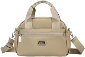 Crossbody Bags for Women Nylon Waterproof Lightweight Shoulder Bag,Top Handle Satchel Handbag for Travel Work