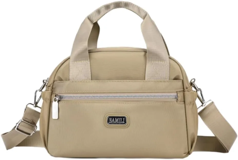 Crossbody Bags for Women Nylon Waterproof Lightweight Shoulder Bag,Top Handle Satchel Handbag for Travel Work