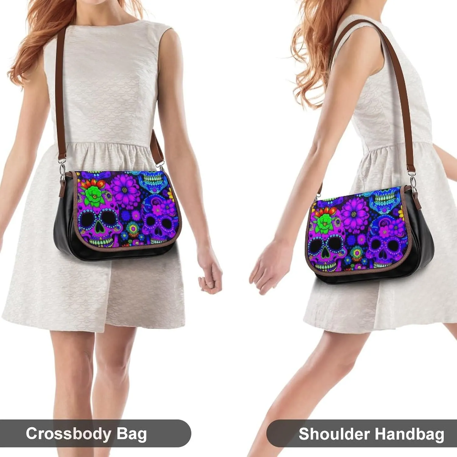 Crossbody Bags Purses Women, Lightweight Functional Multi Pocket Purse Adjustable Strap