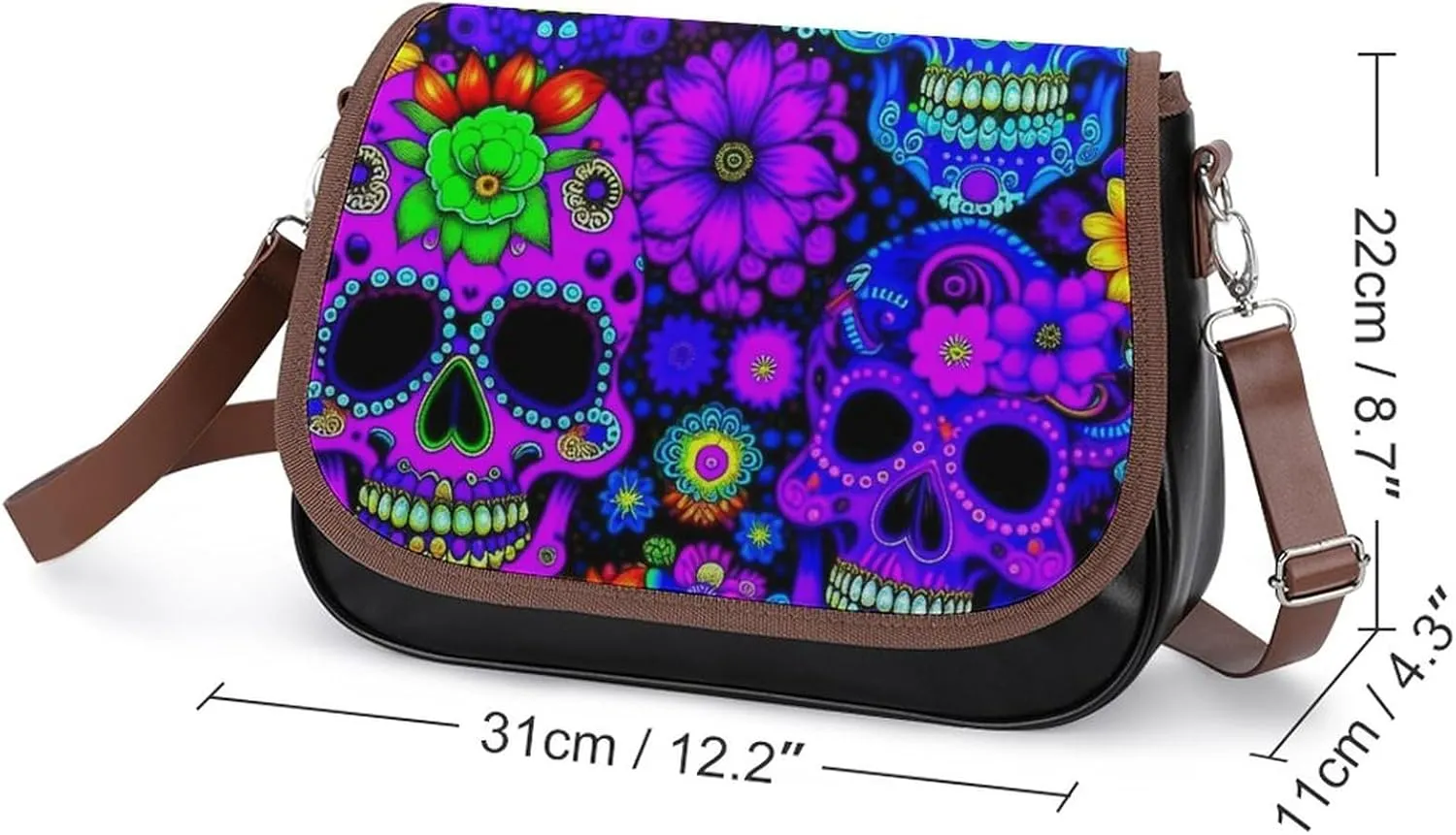 Crossbody Bags Purses Women, Lightweight Functional Multi Pocket Purse Adjustable Strap