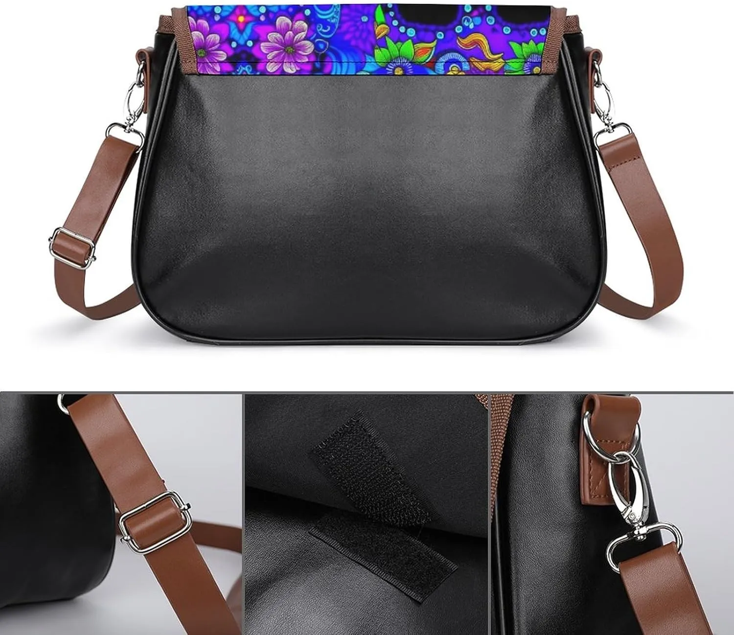 Crossbody Bags Purses Women, Lightweight Functional Multi Pocket Purse Adjustable Strap