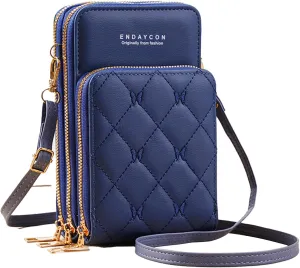 Crossbody for Women, Trendy Small Phone Purse with Secure Card Slots, Lightweight Card wallet