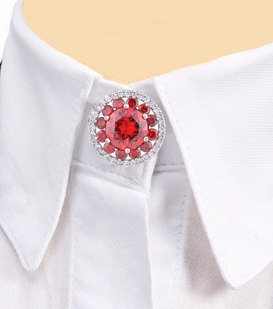 December Crystals Button Cover