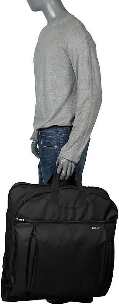 DELSEY PARIS Garment Bags Lightweight Hanging Travel Bag, Black, 52 Inch