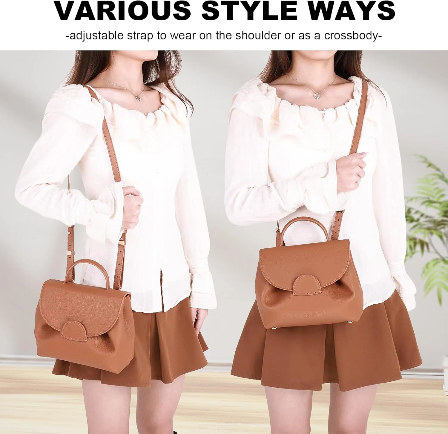 Designer Tote Bags for Women, Luxury Genuine Leather Crossbody Bag Trendy Purse Top Layer Cowhide Bag Women Shoulder Handbags