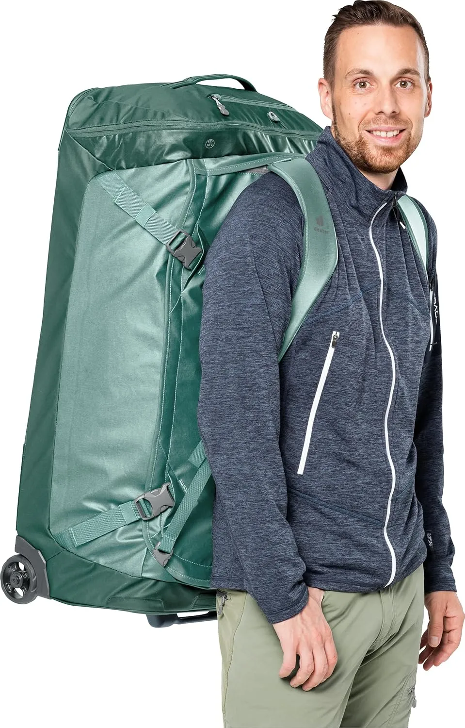 Deuter AViANT Duffel Pro Movo 90, Jade-Seagreen, 90L
