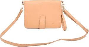 Diaper Clutch Bag/Tan Vegan Leather/ 9in x 7in x 1in/ Minimalist Travel Diaper Bag/Mini Diaper Bag/Wipe Dispenser Pouch/Secure Inner Zipper Pouch