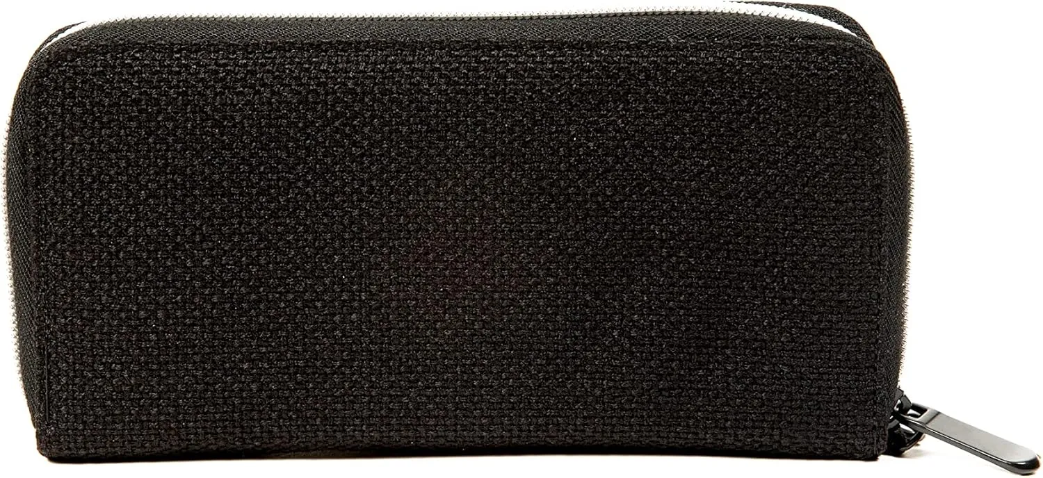 DIME BAGS Wristlet Wallet - RFID-Blocking Carrying Case with Secure Zipper and Wristlet Loop (Black)