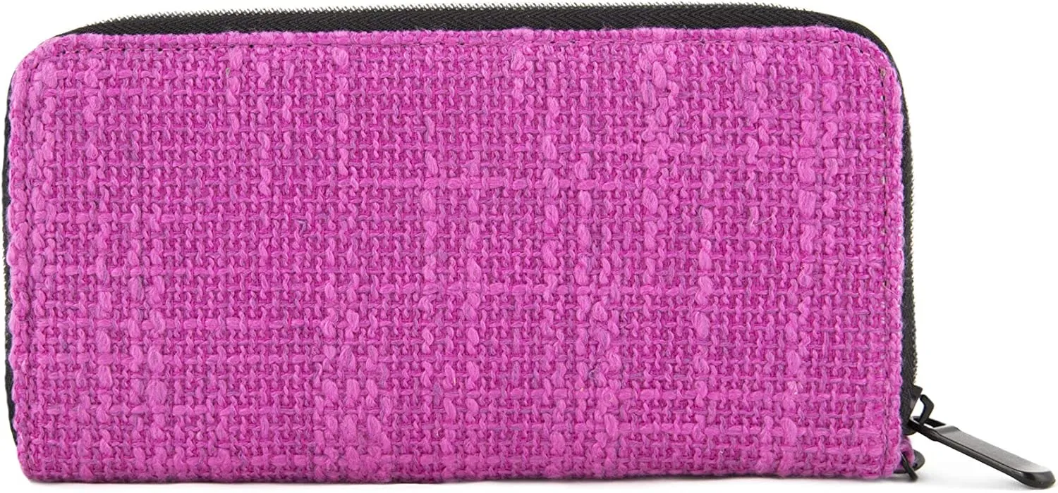 DIME BAGS Wristlet Wallet - RFID-Blocking Carrying Case with Secure Zipper and Wristlet Loop (Magenta)