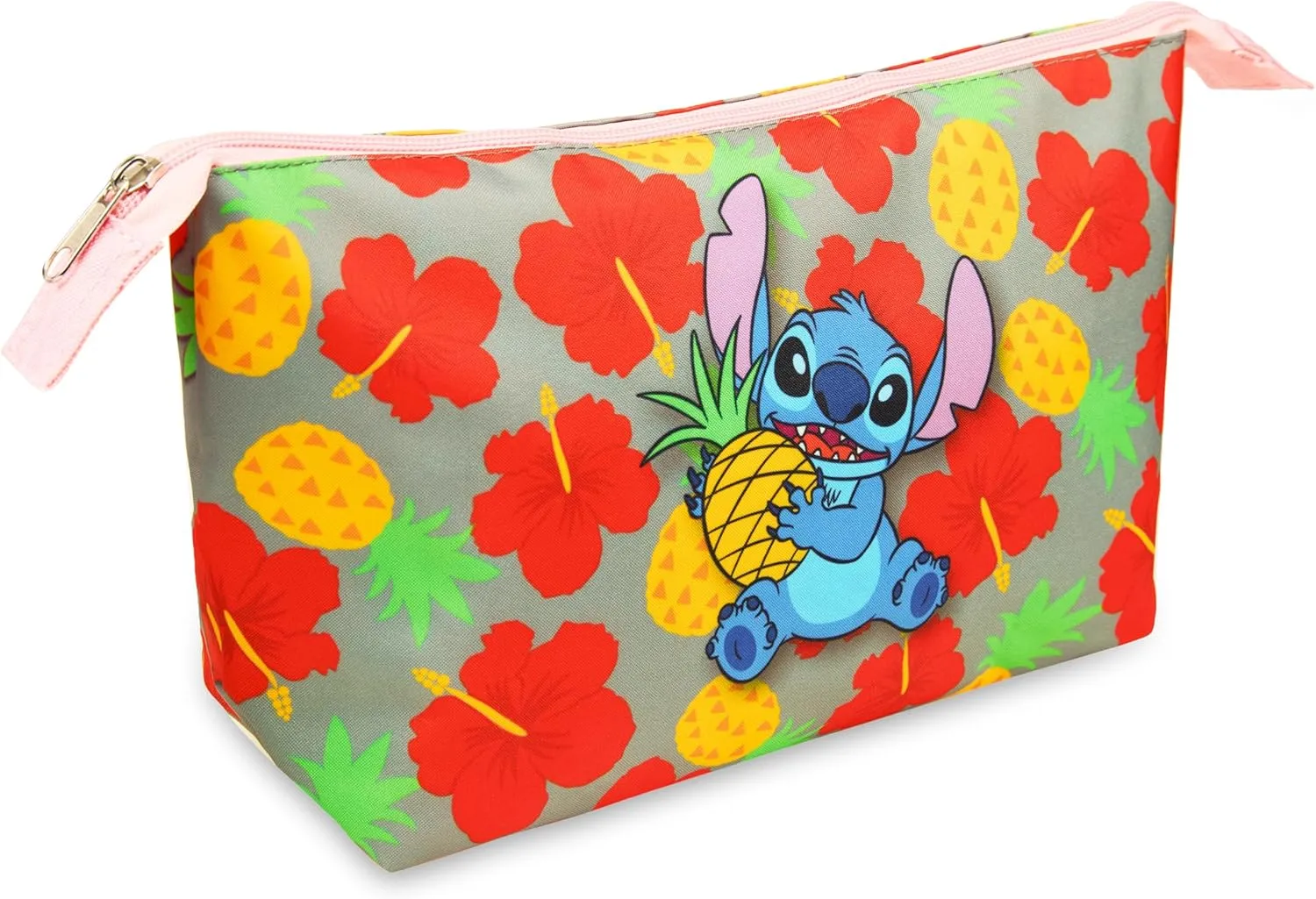 Disney Stitch Toiletry Bag for Women Teens Cute Travel Accessories Zipped Make Up Bag Cosmetics Storage Gifts for Her