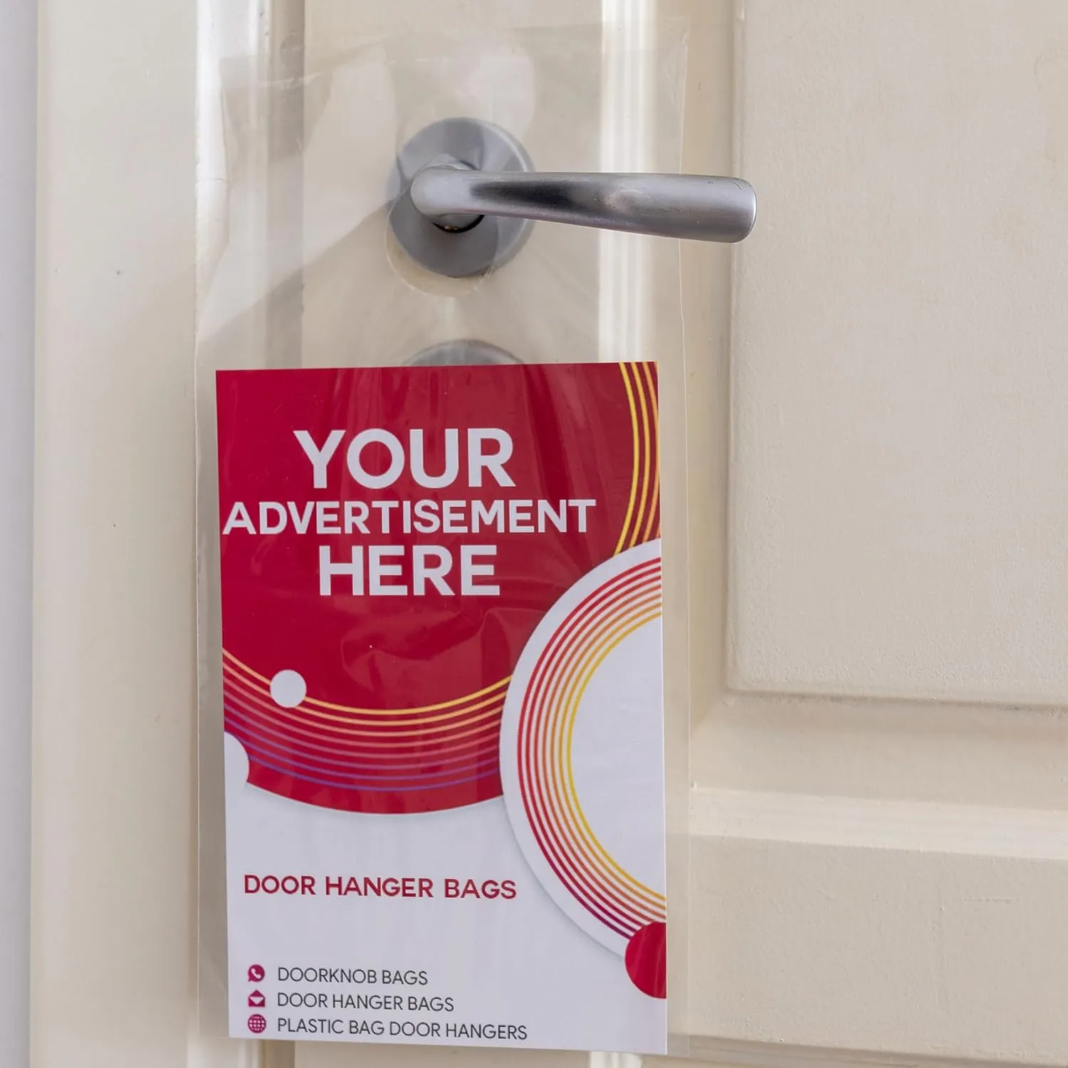 Door Hanger Bags 6” x 12” Waterproof and Secure 1000 Pack