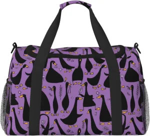 Duffle Bag for Travel, Funny Goose Weekender Overnight Duffel Bag, Carry On Bag Gym Bag for Women Men, Personal Item Travel Bag