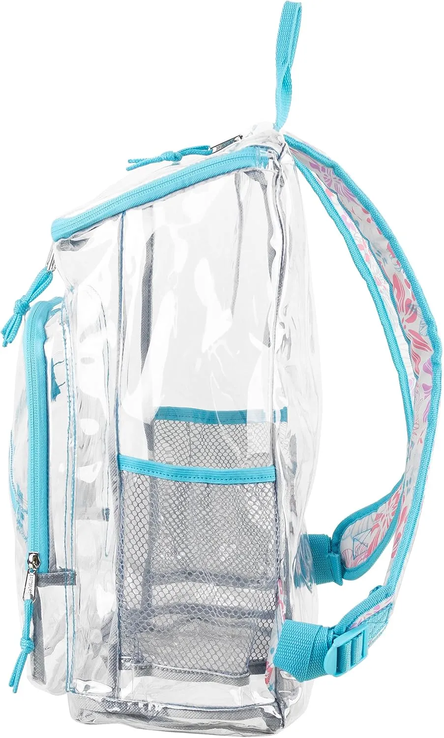 Eastsport Clear Bag for Work Shopping Bags for Women Transparent PVC Clear Gym Bag See Through Heavy Duty Backpack Book Bag