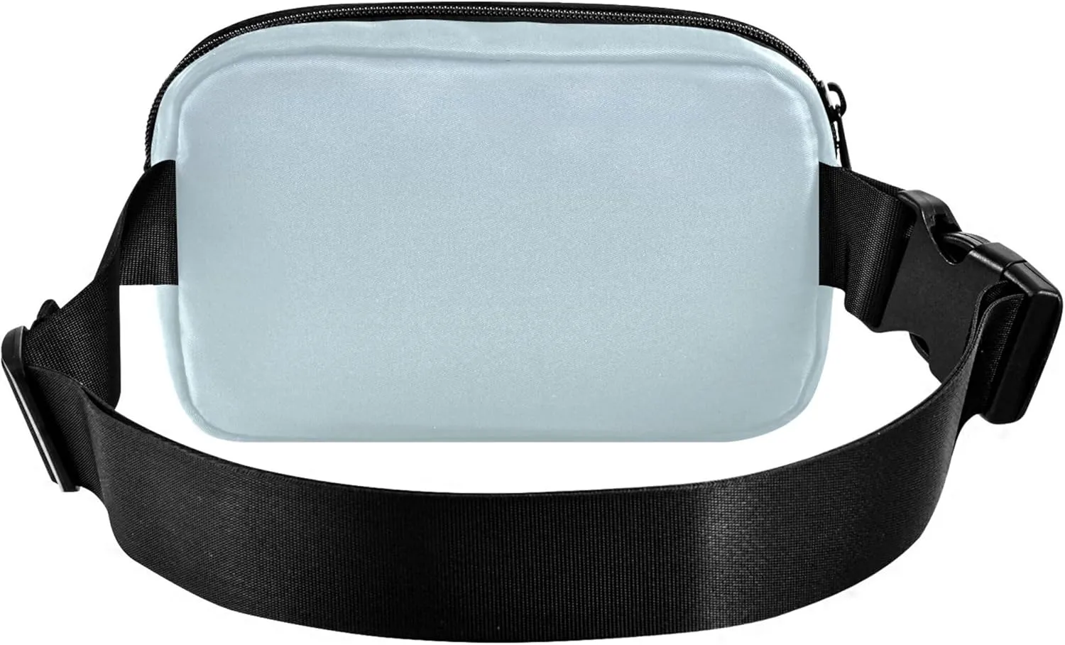 Elegant Blue Light Cyan Gradient Womens Fanny Pack Waterproof Hip Bag Belt Purse Funky Crossbody Waist Pack
