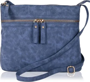 ESTALON Leather Crossbody Bags for Women - Purses Women's Shoulder Sling Handbags