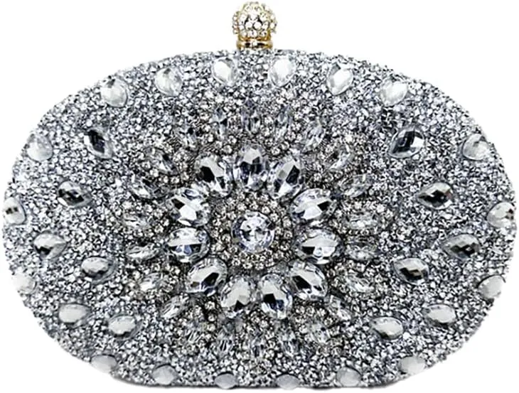 Evening Bags for Women Sparkly Rhinestone Clutch Purses Luxury Handbags for Weddings Formal Prom Party 2025