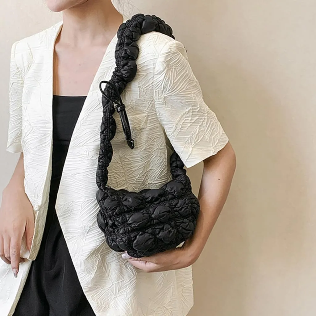 Fashion Bag Armpit Bag Handbags Shoulder Bags for Girl Women Pleated Bags Carrying Purse Underarm Bags