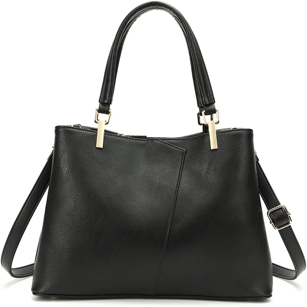 Fashion Women Handbag Waterproof Top-handle Bags Messenger PU Leather V-Shape Shoulder for Work Travel Office Party Shopping