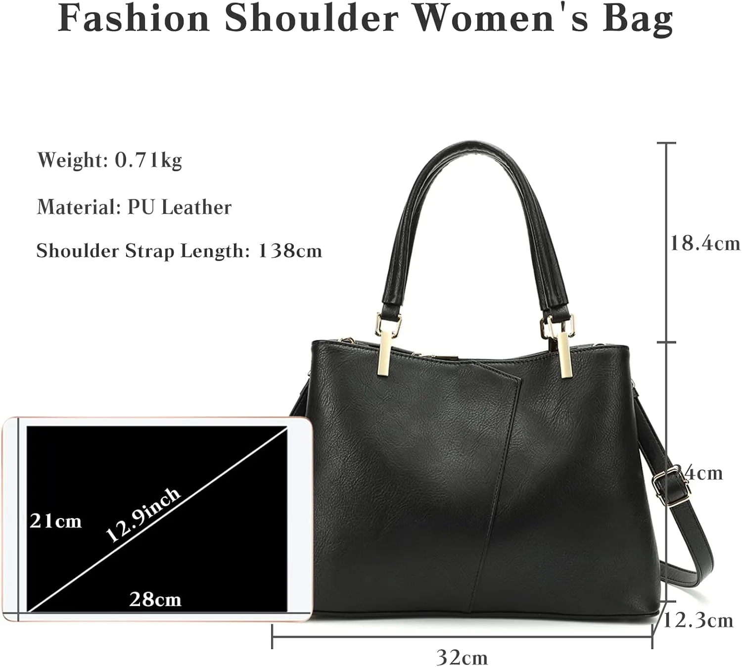 Fashion Women Handbag Waterproof