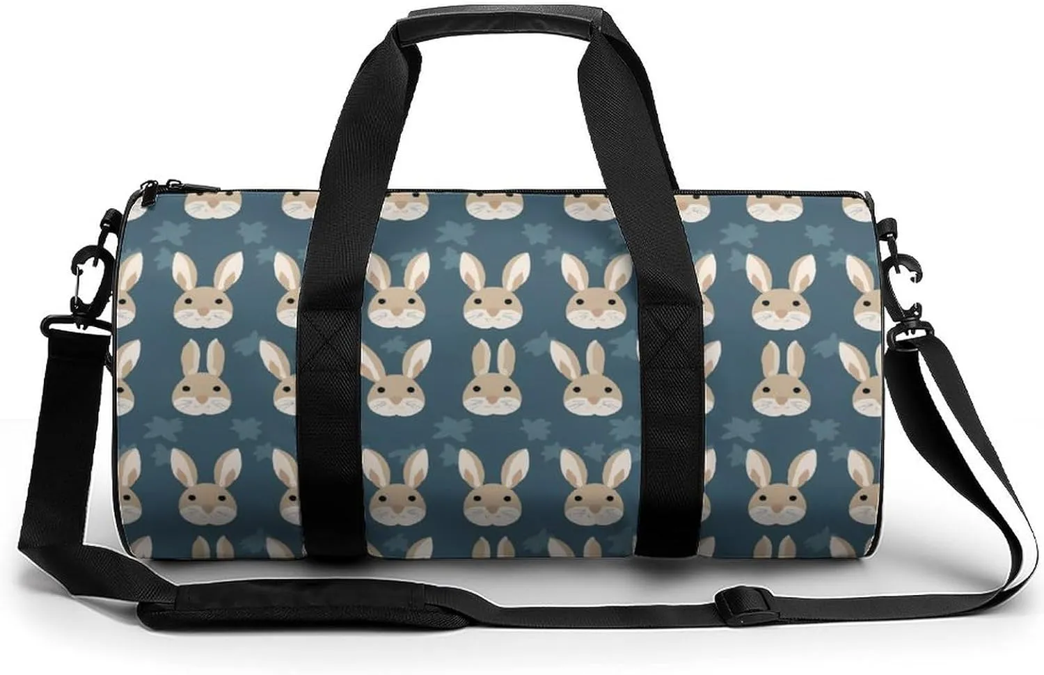 Fat Rabbit Novelty Large Duffel Bag Lightweight Gym Bag Travel Tote Bags