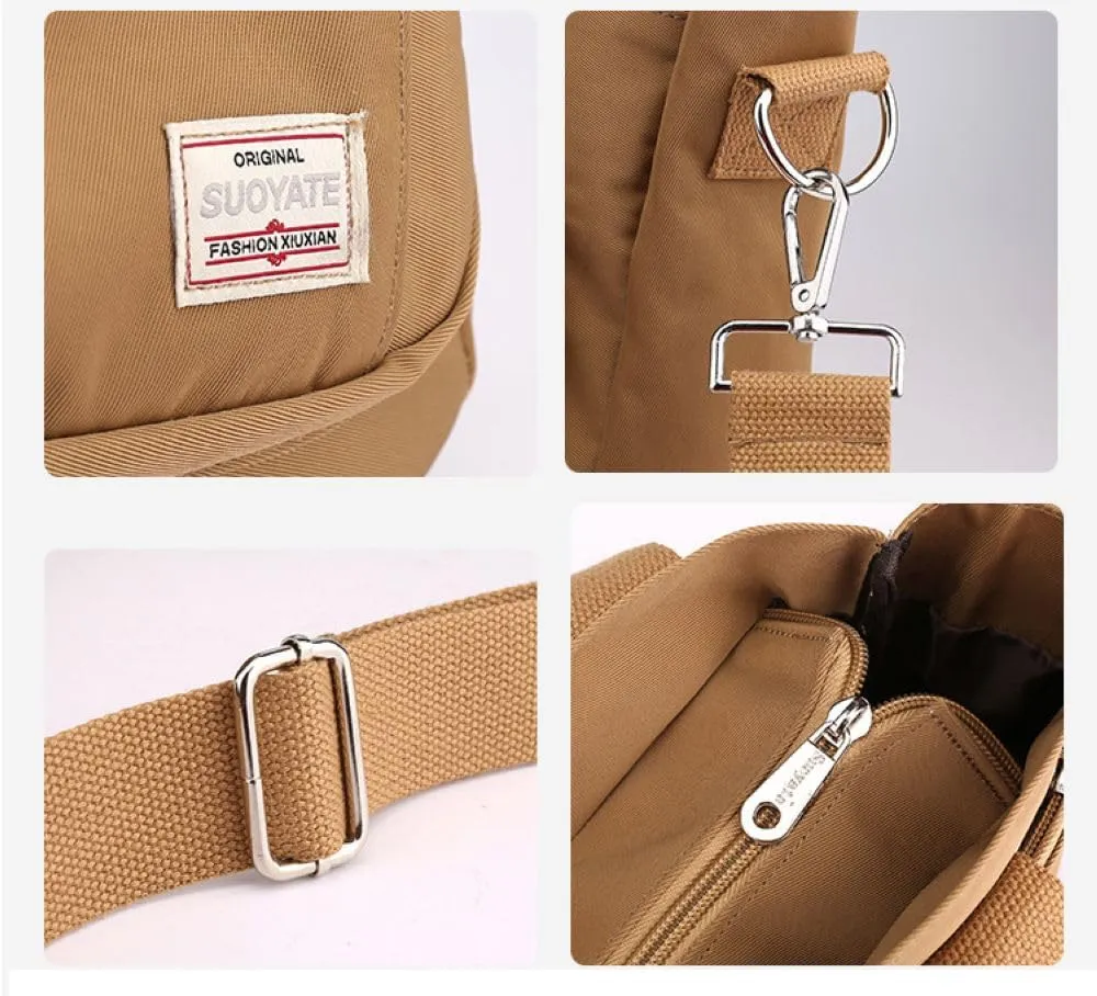 Foldable Tote Bag With Zipper, Large Purses for Women Shoulder Bag,Top Handle Satchel Handbag for Travel Work S-1044