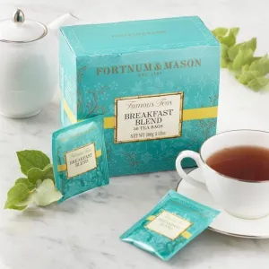 Fortnum and Mason Breakfast Blend Tea Bundle - 3 Boxes of 50 Tea Bags (Count - 150)