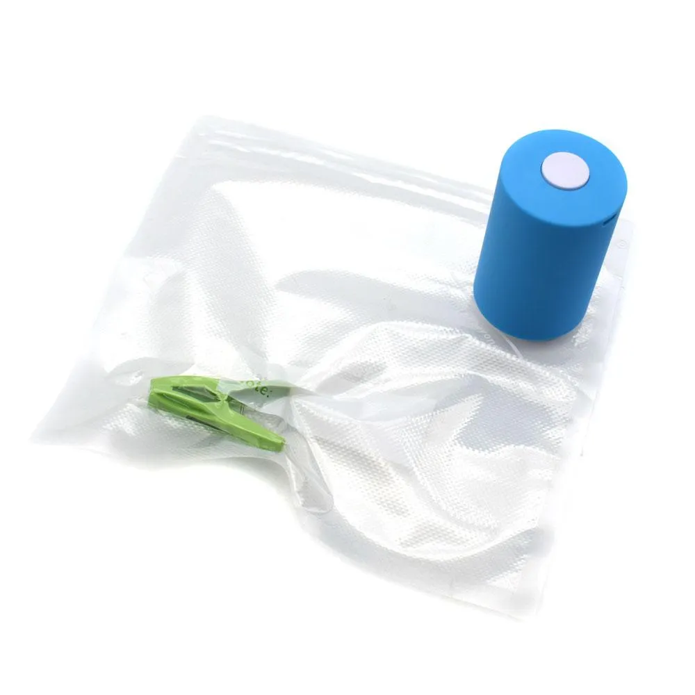 FreshSeal Food-Saving Mini Vacuum & Bags